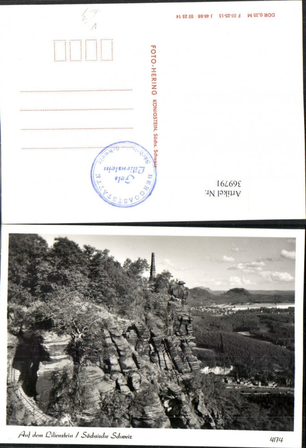 369791,Sächsische Schweiz Lilienstein b. Pirna Felswand pub Foto Hering 4174