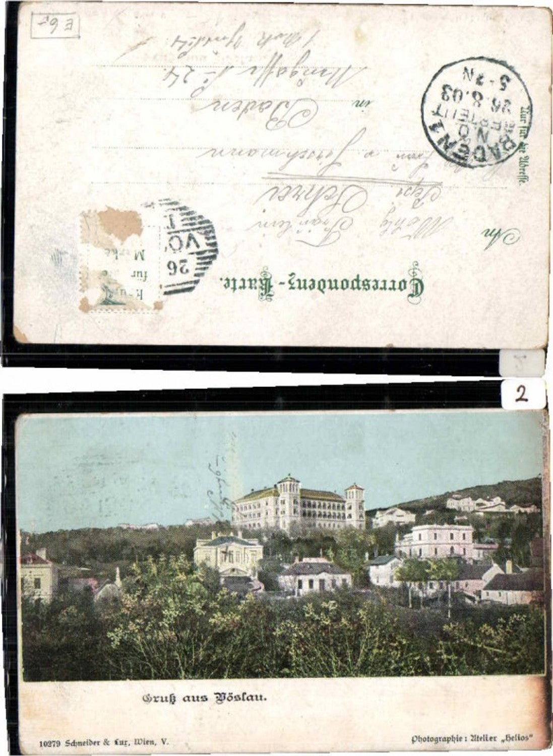 68574,Gruss aus Vöslau pub Schneider & Lix 10279