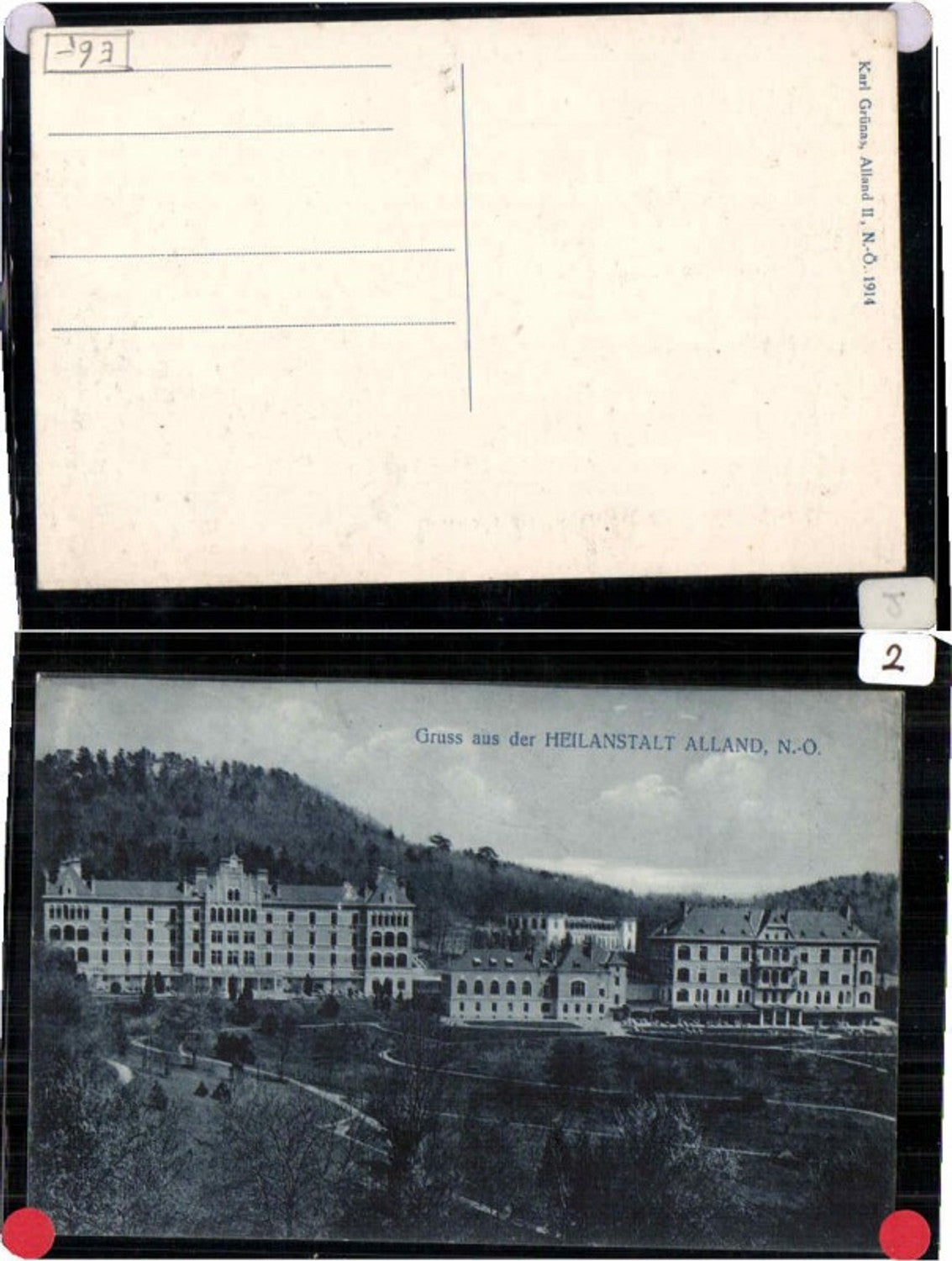 68576,Gruss aus Alland im Wienerwald 1914