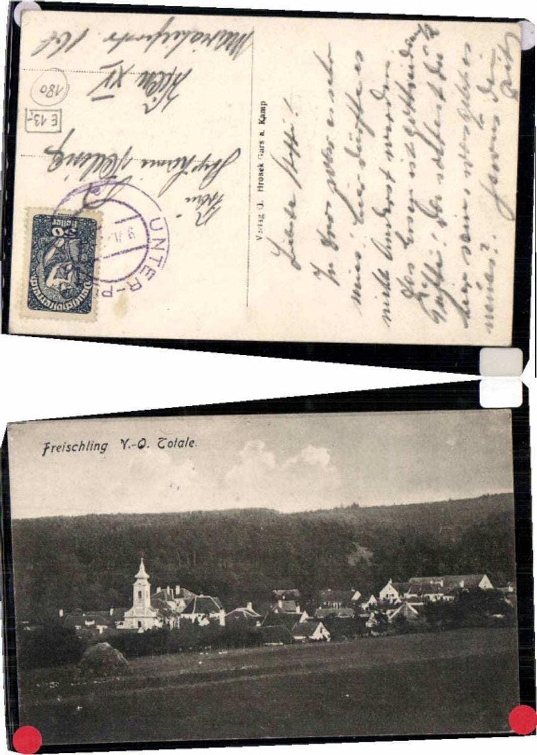 68633,Freischling b. Schönberg am Kamp Partie um 1920