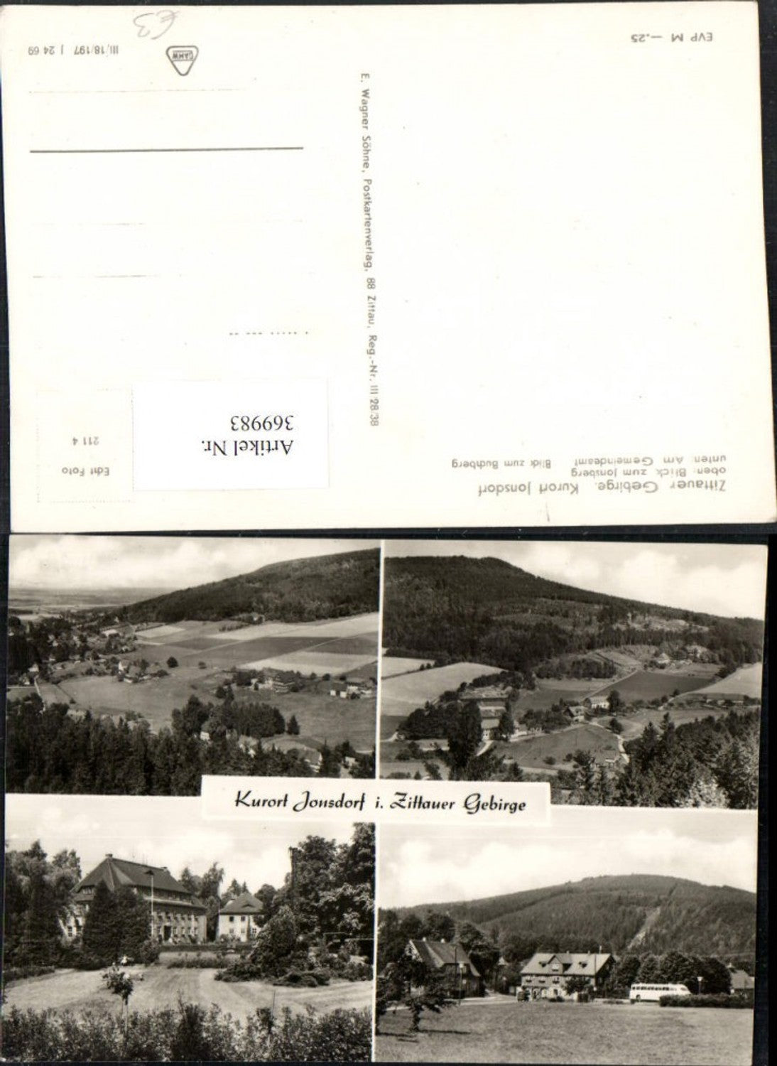 369983,Jonsdorf Teilansichten Gemeindeamt Mehrbildkarte