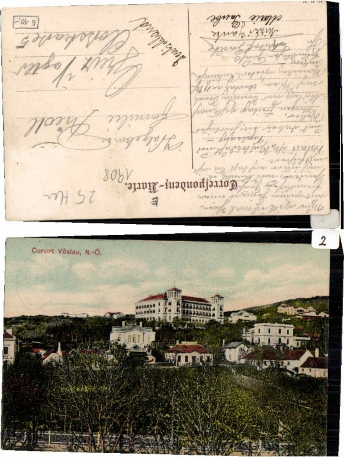 68666,Curort Vöslau Partie um 1908