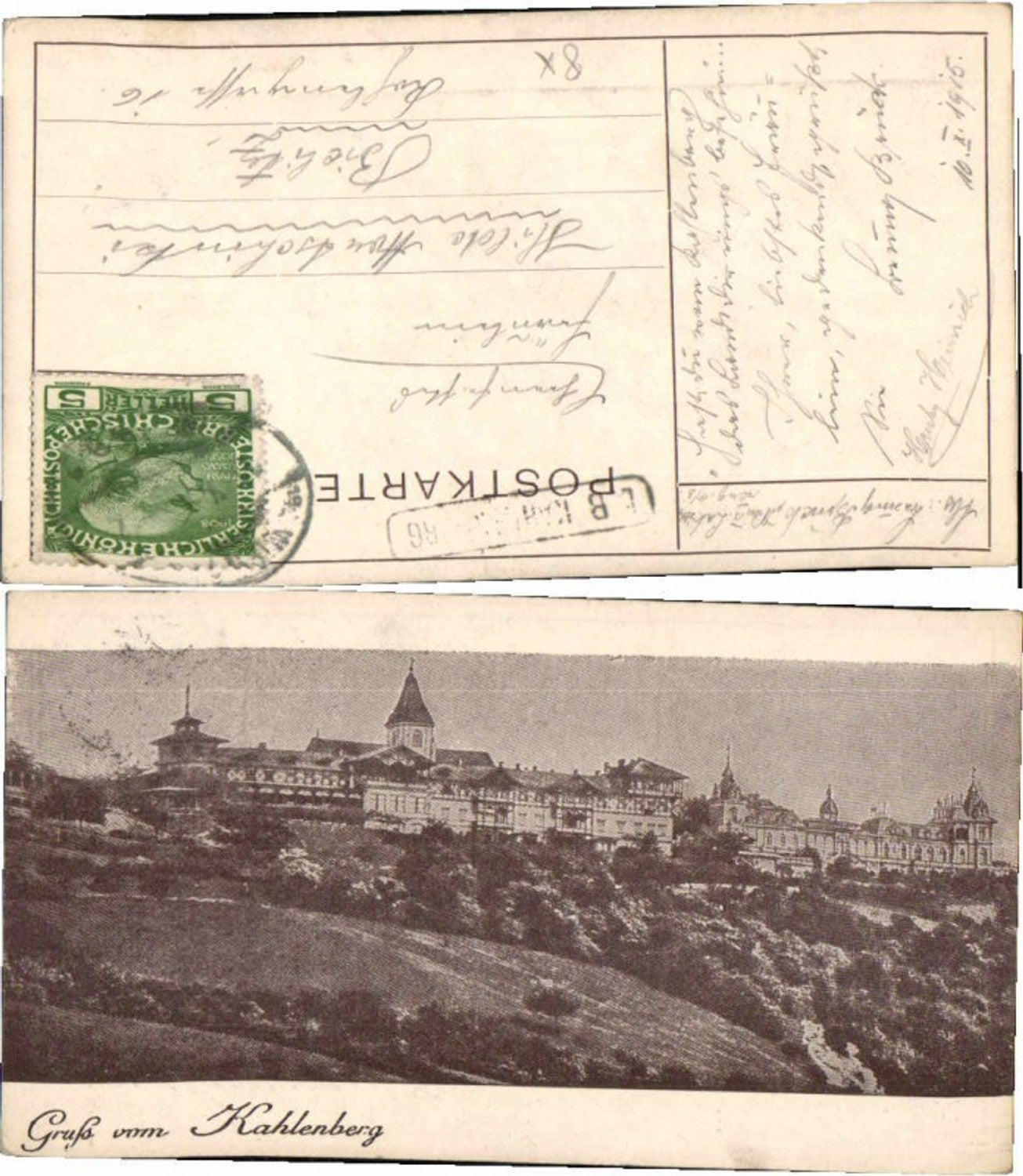 68682,Gruss v. Kahlenberg Leopoldsberg Wien