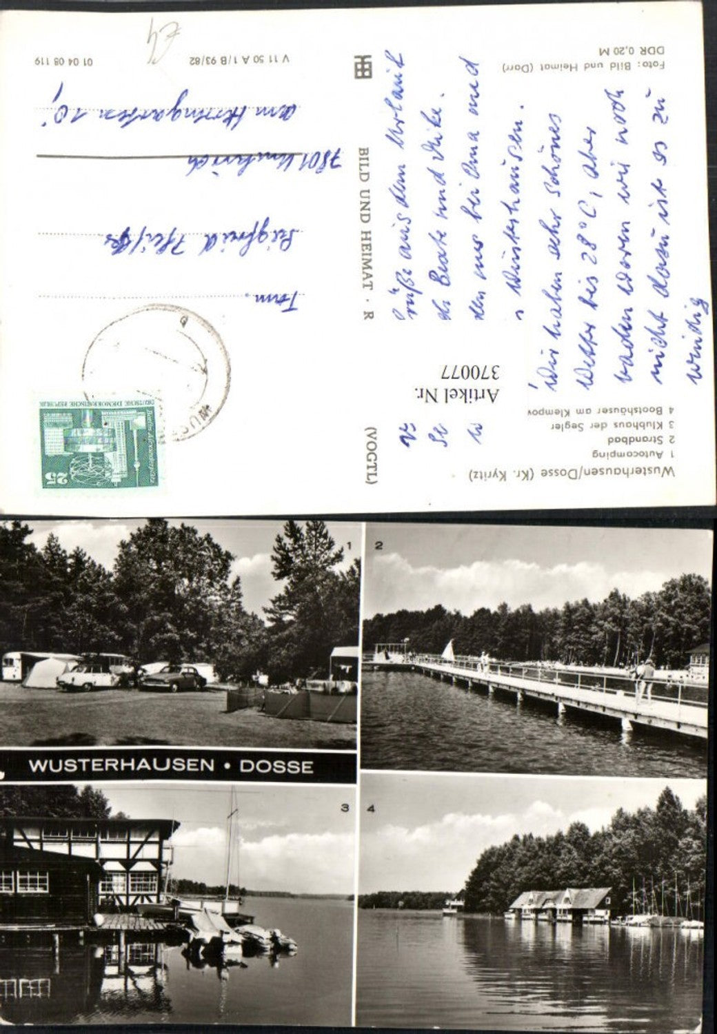 370077, Wusterhausen an der Dosse, Autocamping Strandbad Bootshaus, multi-view map