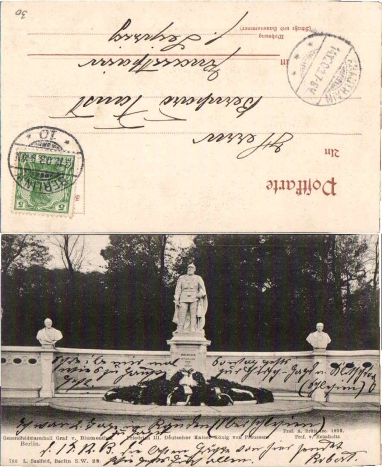 69133,Berlin Denkmal um 1899