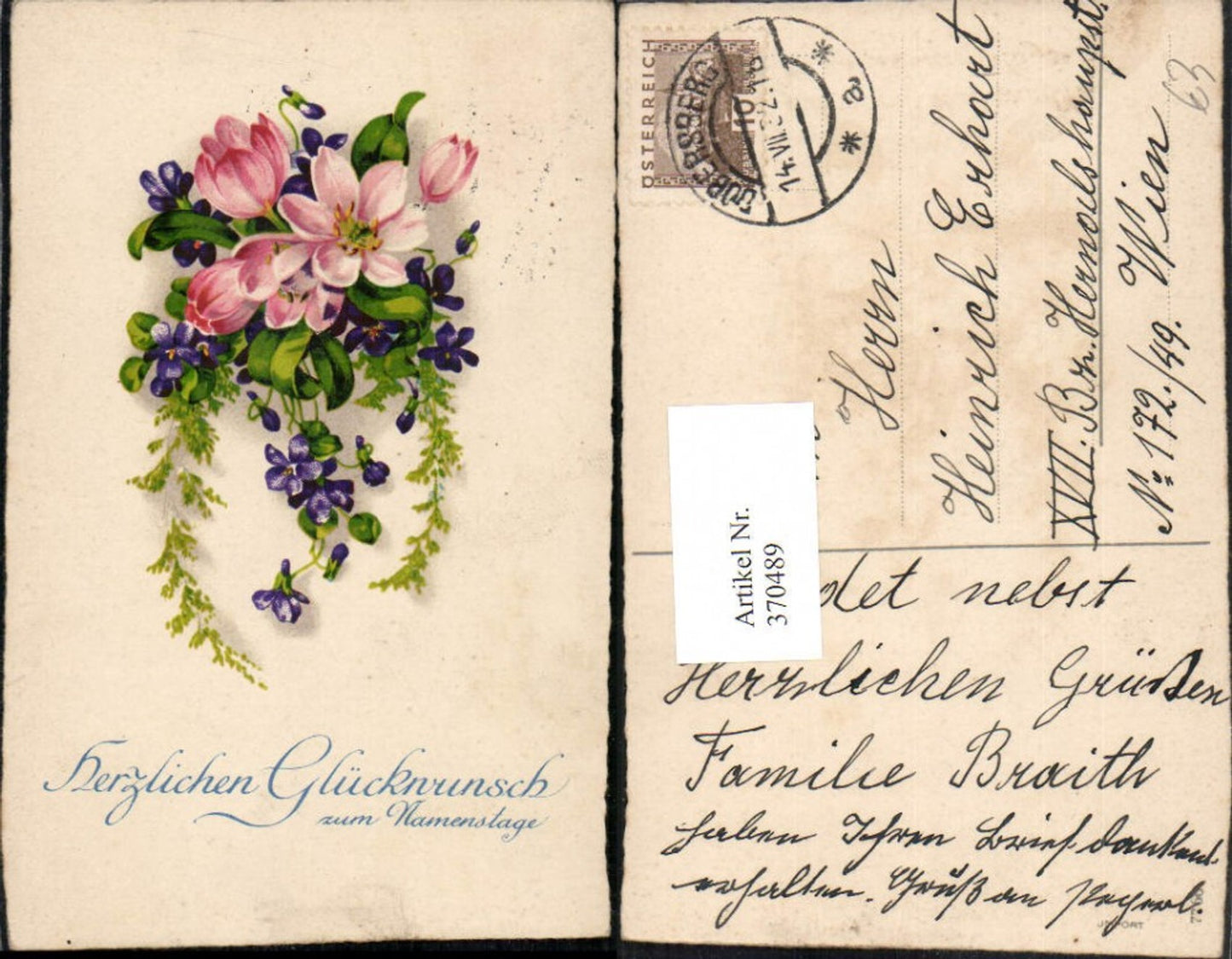 Alte Ansichtskarte – Old Postcard