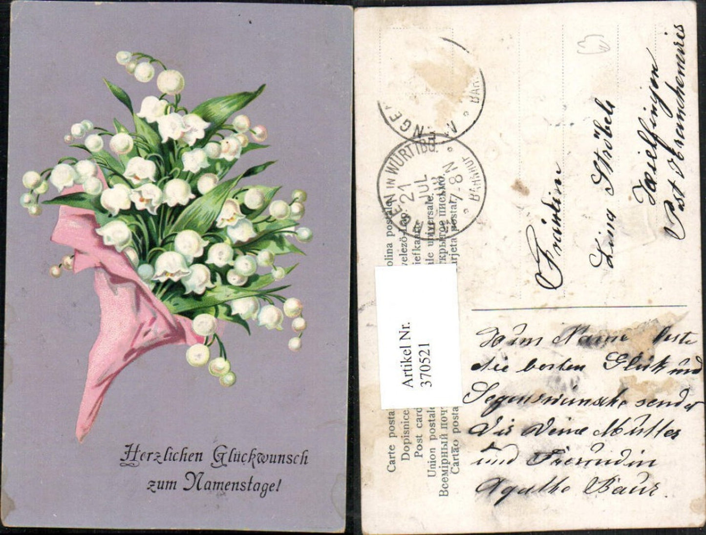 Alte Ansichtskarte – Old Postcard