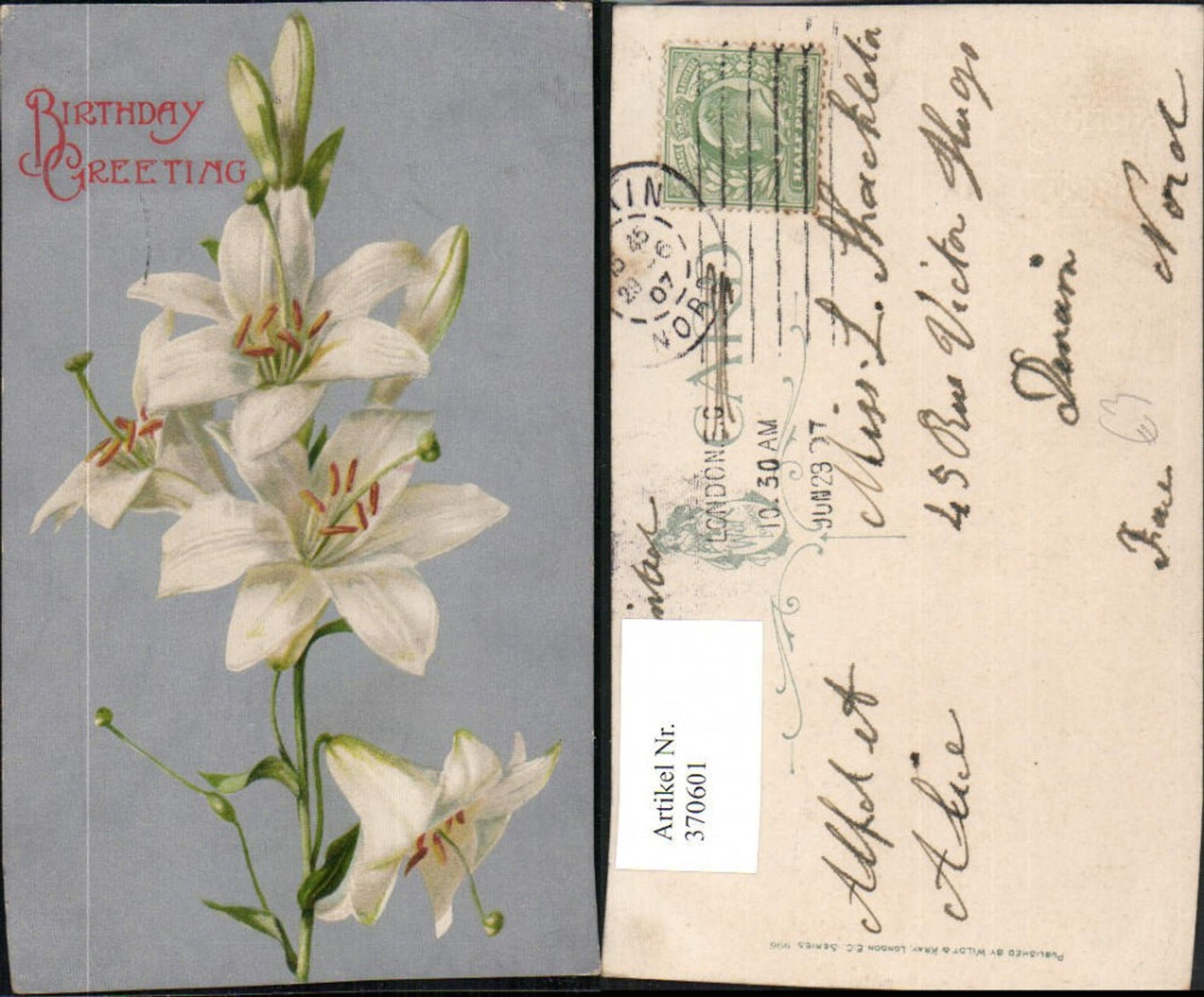 Alte Ansichtskarte – Old Postcard
