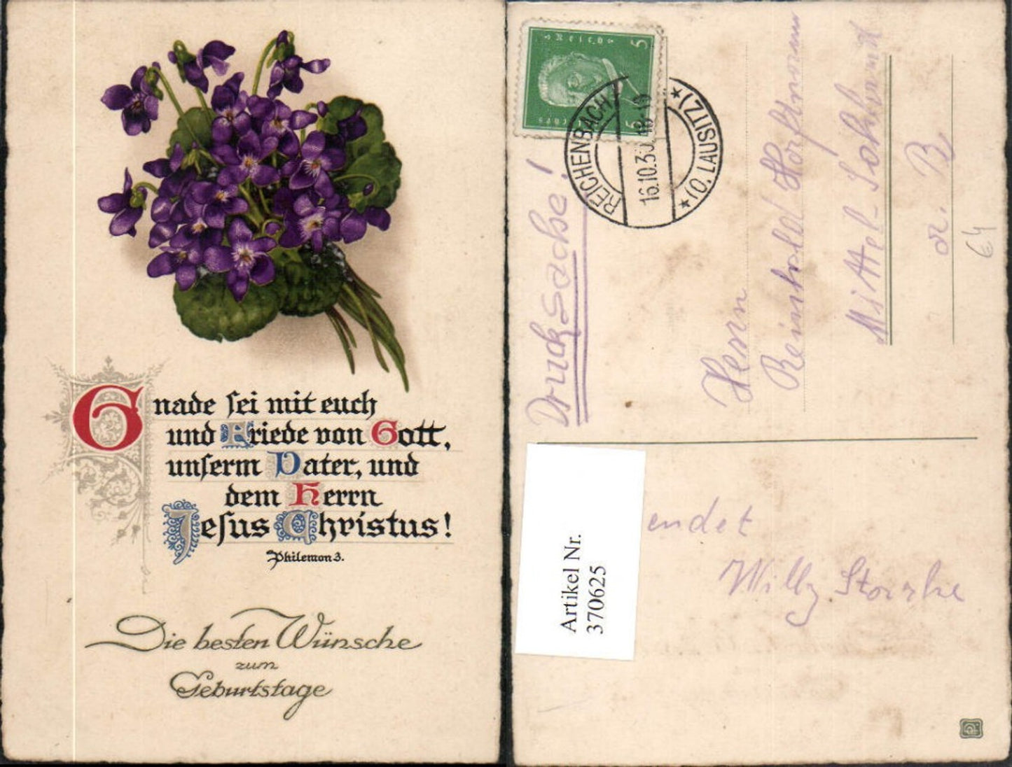 Alte Ansichtskarte – Old Postcard