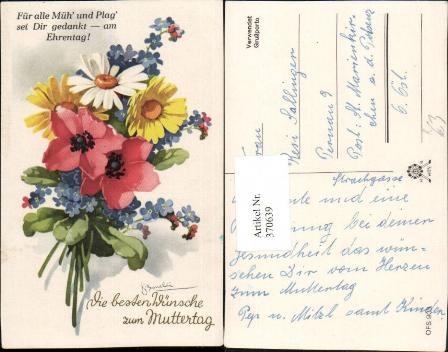 Alte Ansichtskarte – Old Postcard