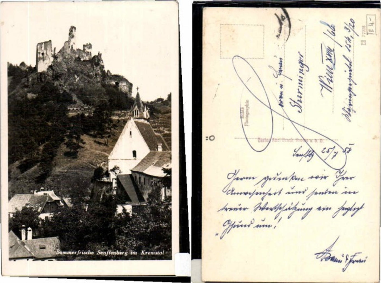 69352,Sommerfrische Senftenberg im Kremstal bei Krems 1935