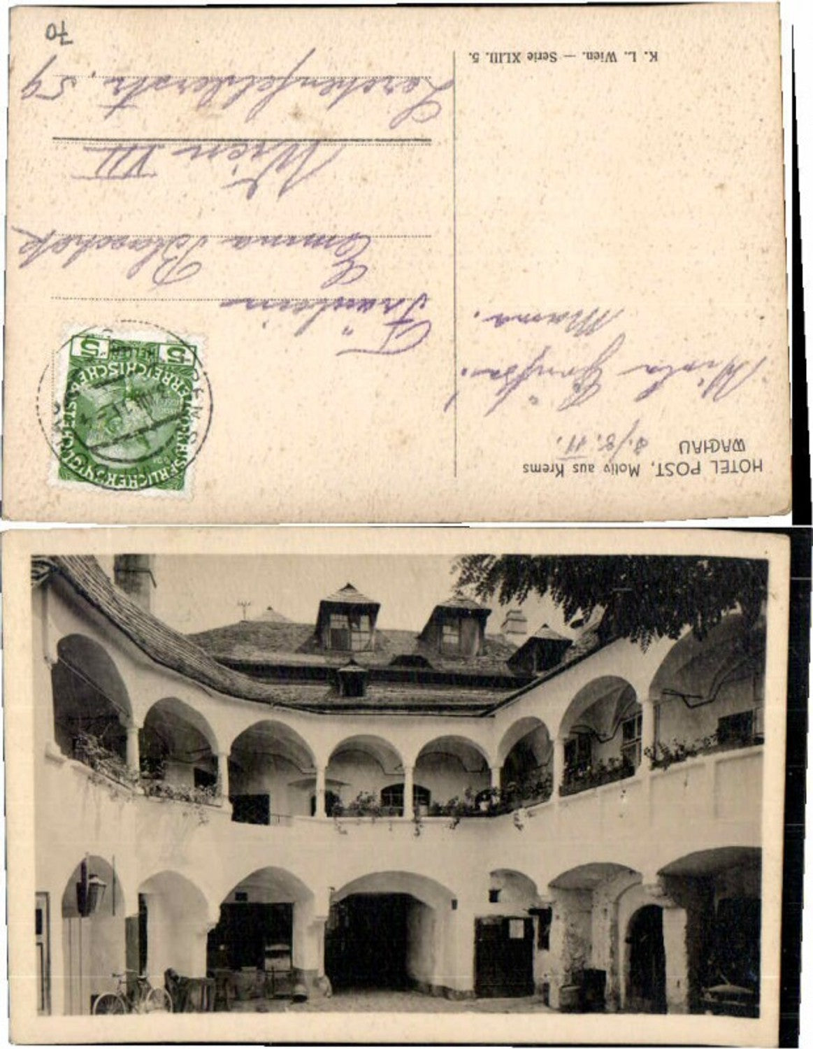 69384,Hotel Post Krems Wachau pub Kilophot Ser XLIII-5.