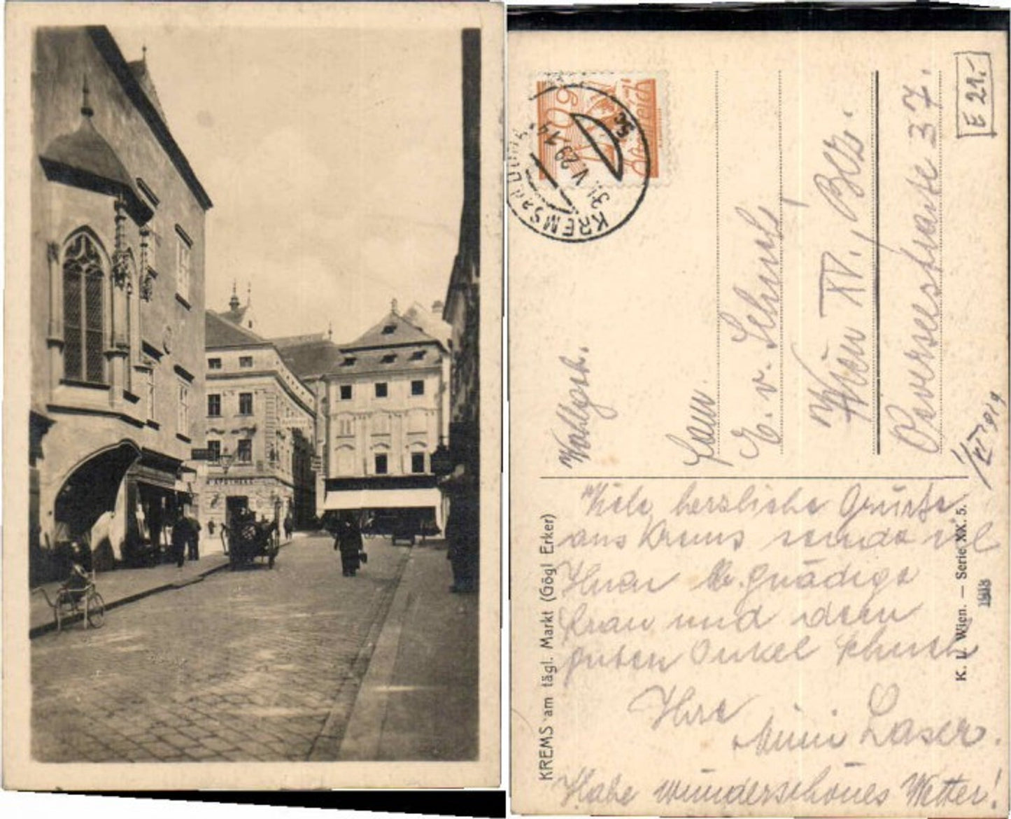 69541,Krems Wachau Täglicher Markt Kilophot Ser XX.5.