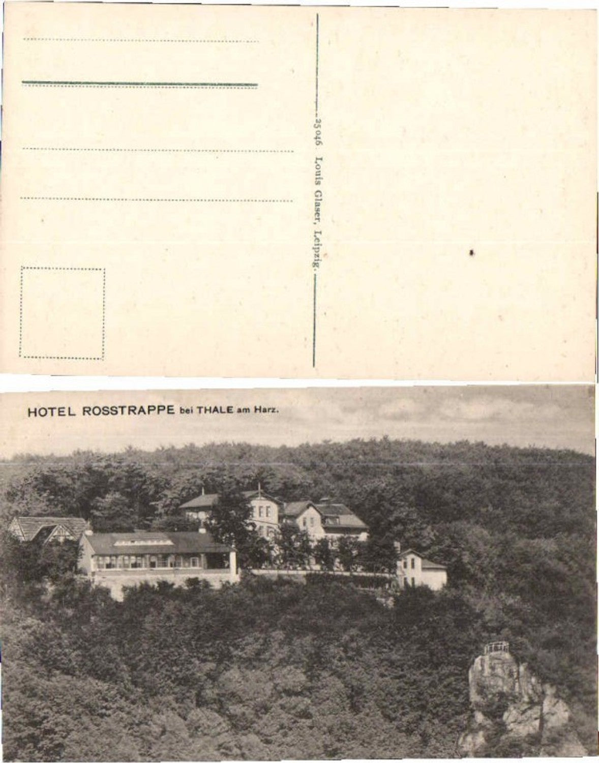 69627, Hotel Rosstrappe near Thale in the Harz Mountains 1915
