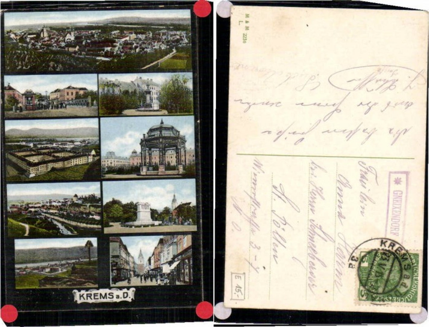 69893,Krems a.d. Donau Mehrbild 1915