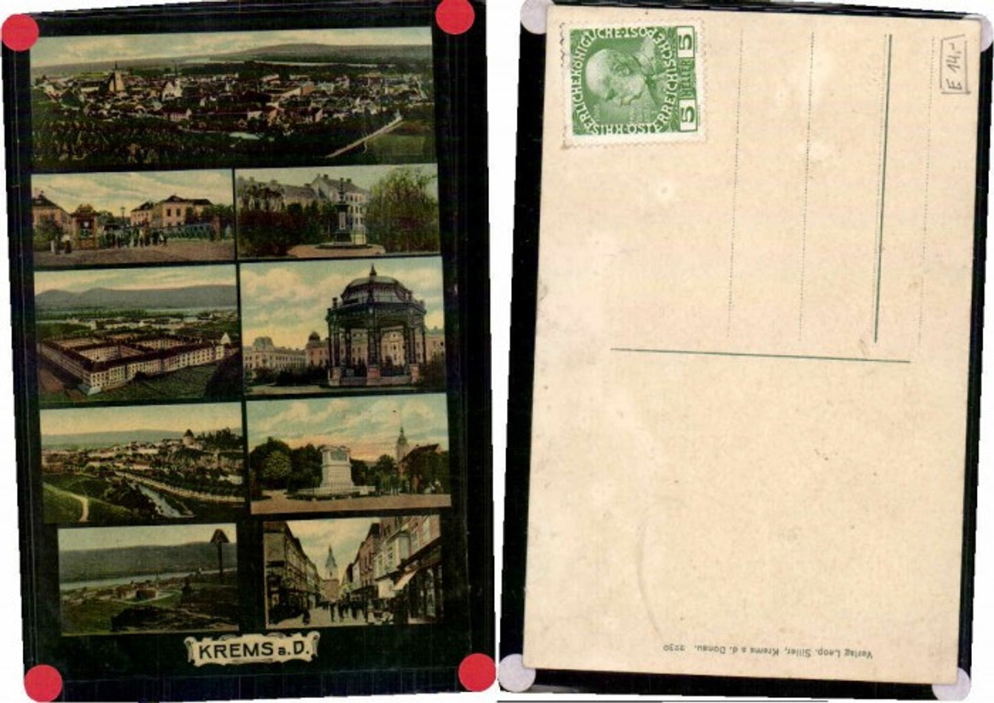 69925,Krems a.d. Donau Mehrbildkarte 1912