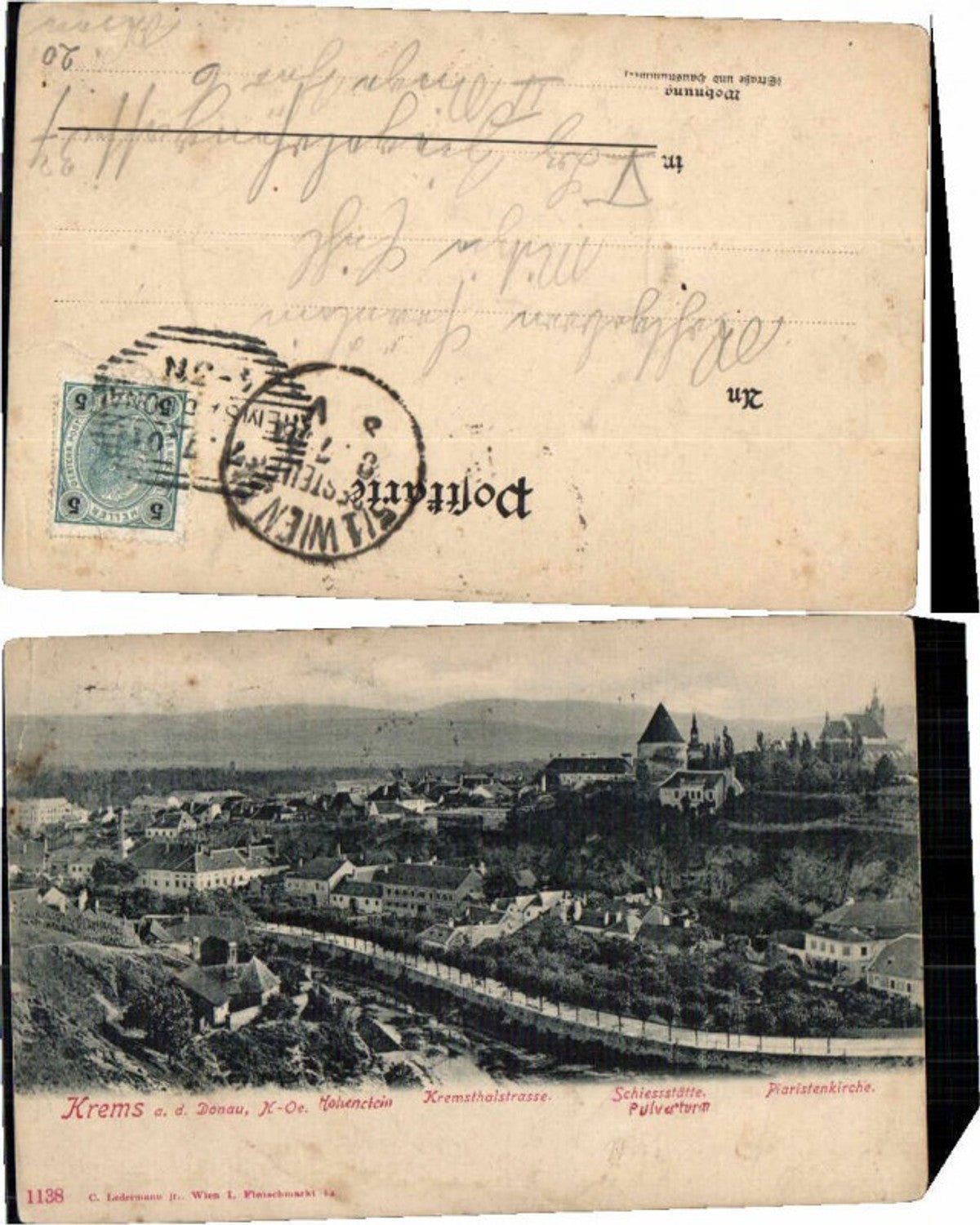 69988,Krems a.d. Donau Kremsthalstrasse pub Ledermann 1138