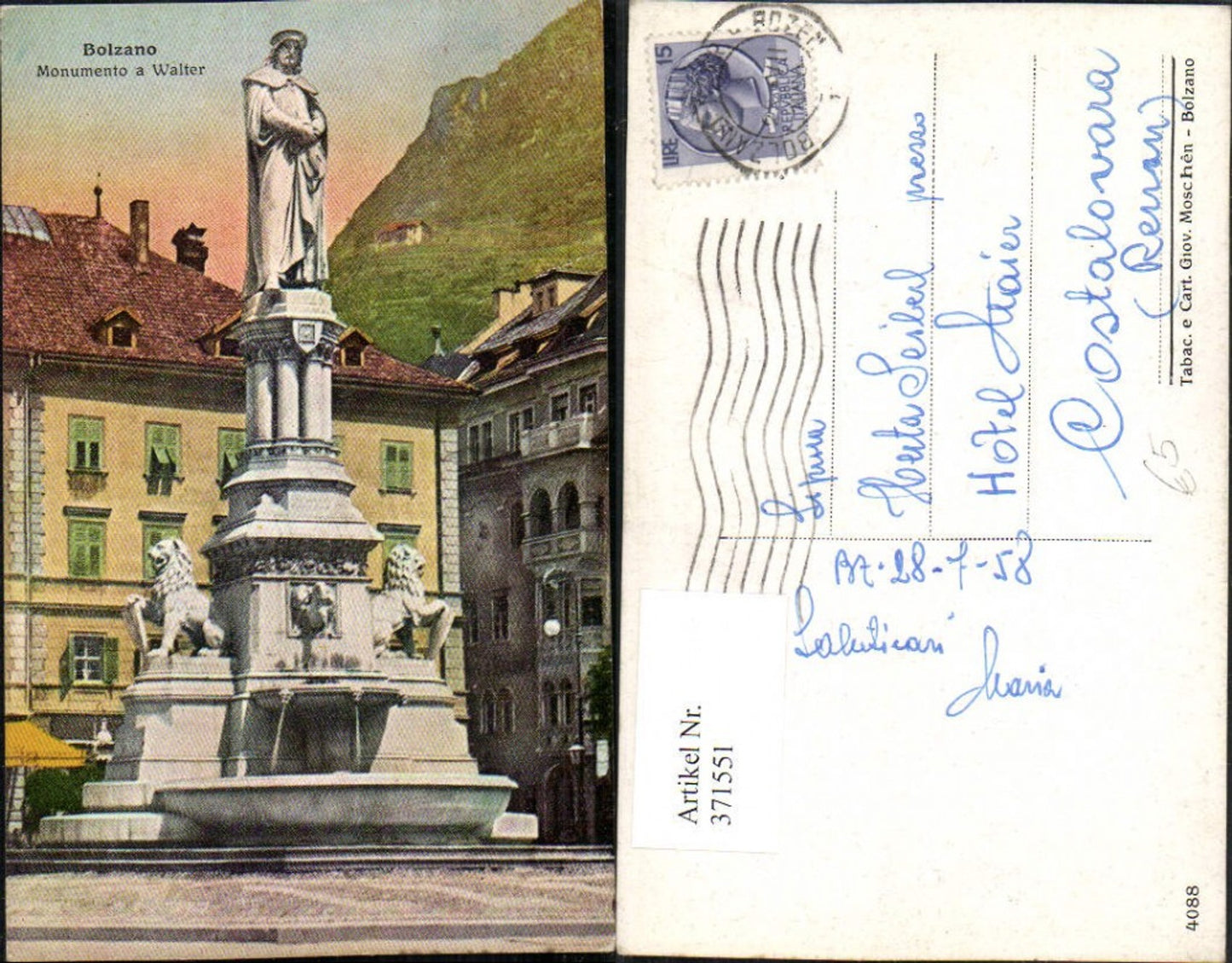 Alte Ansichtskarte – Old Postcard