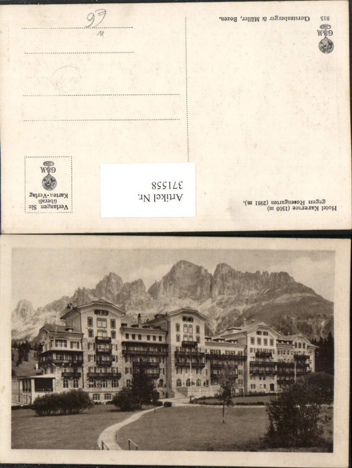 Alte Ansichtskarte – Old Postcard
