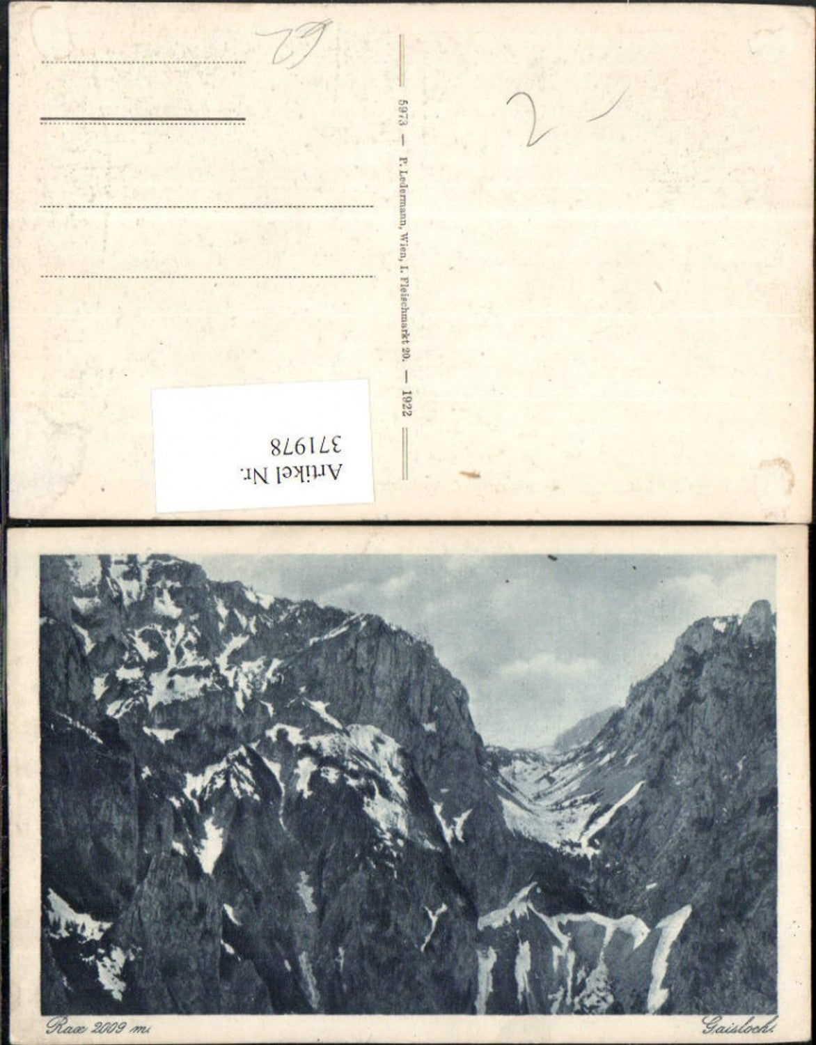 371978,Rax Gaisloch b. Reichenau Schwarzau Bergkulisse