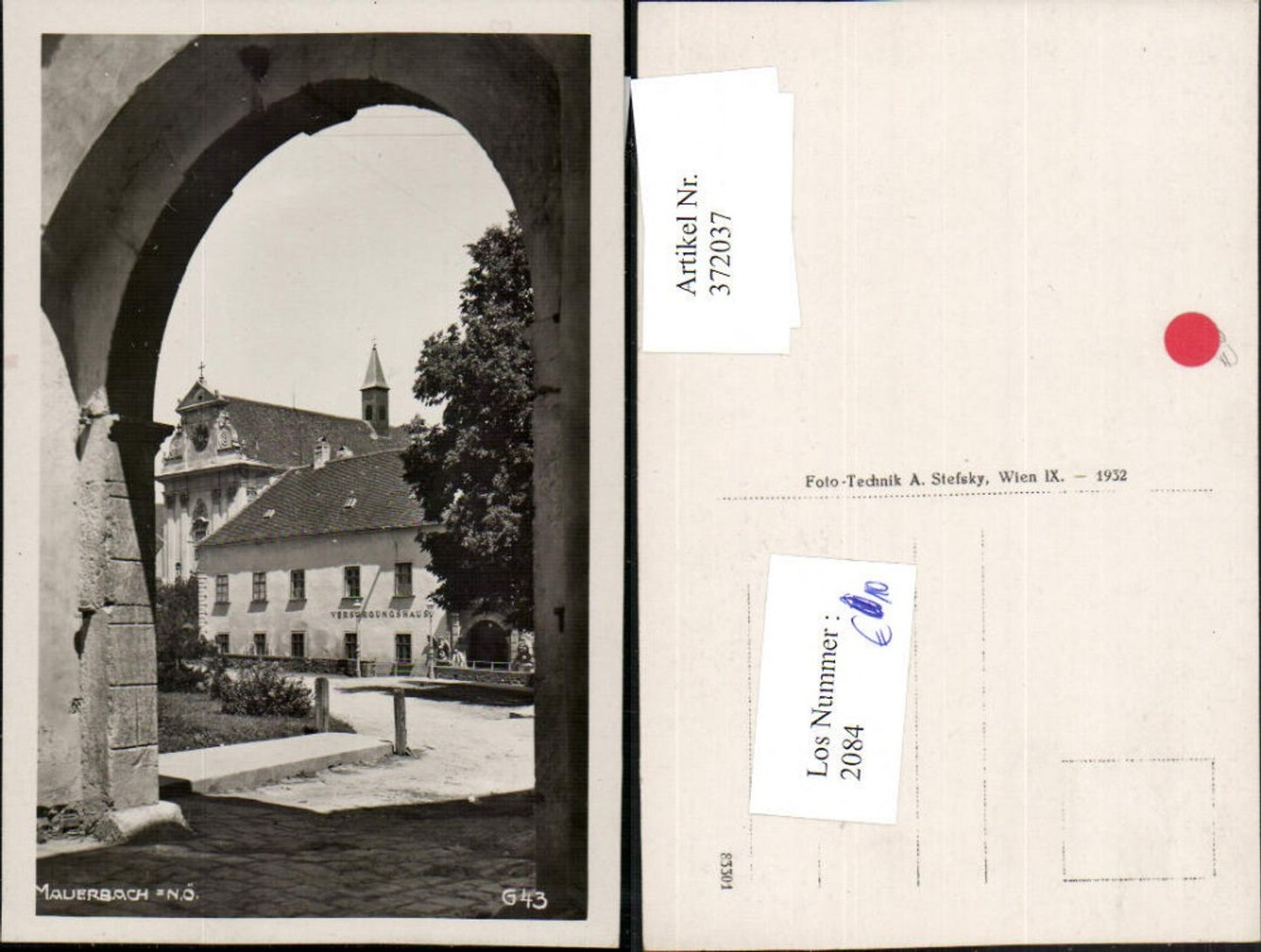 372037,Mauerbach Versorgungshaus Kirche