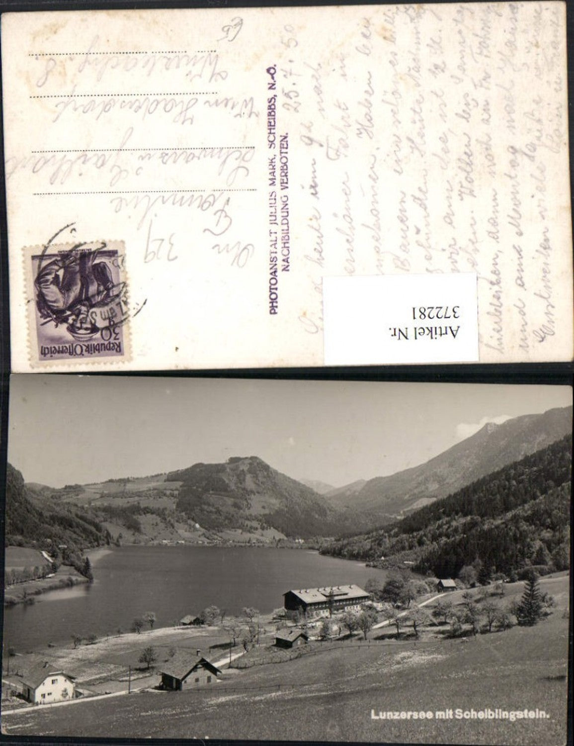 372281,Lunzersee See b. Lunz m. Scheiblingstein