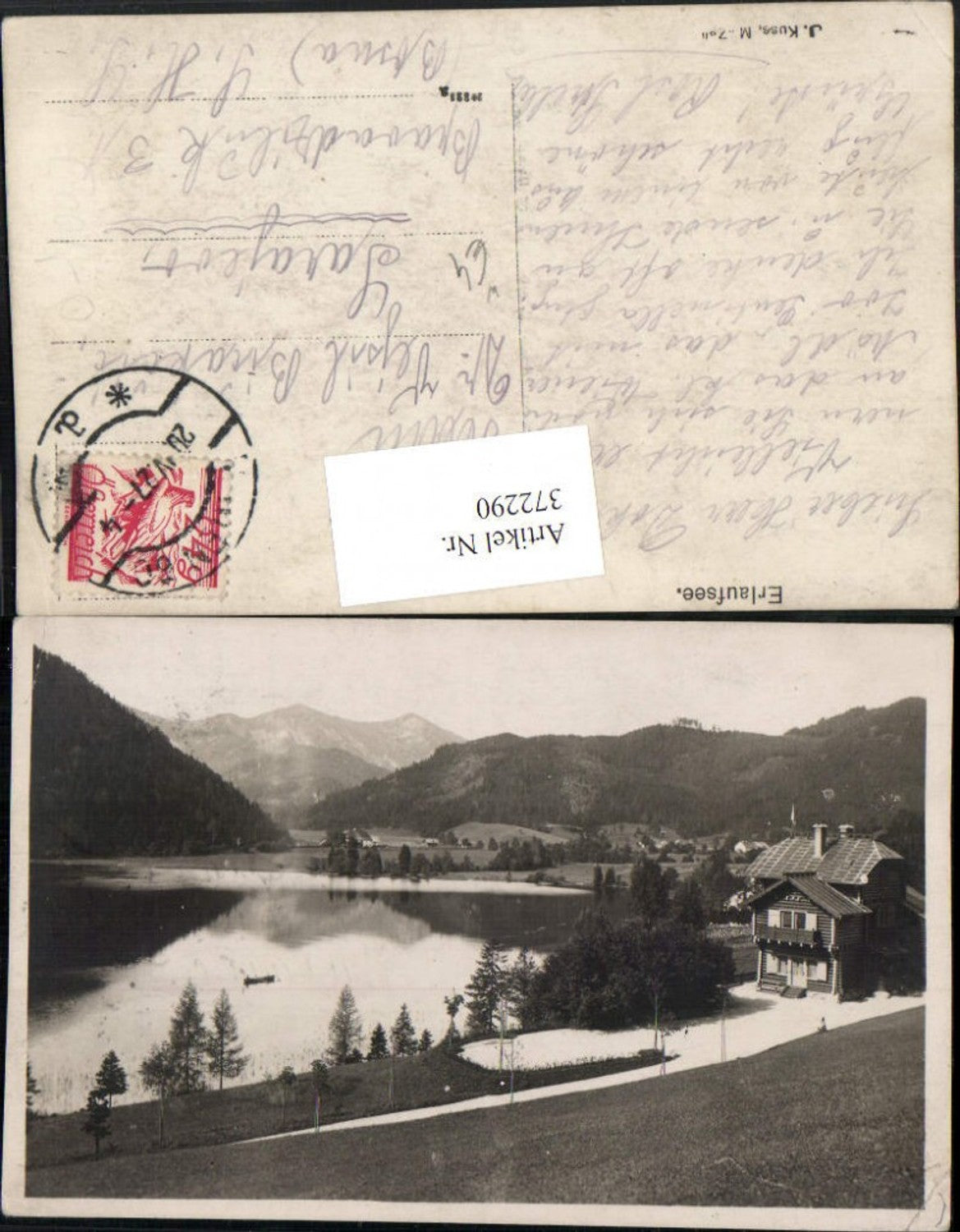 372290,Erlaufsee See b. Mitterbach Bergkulisse