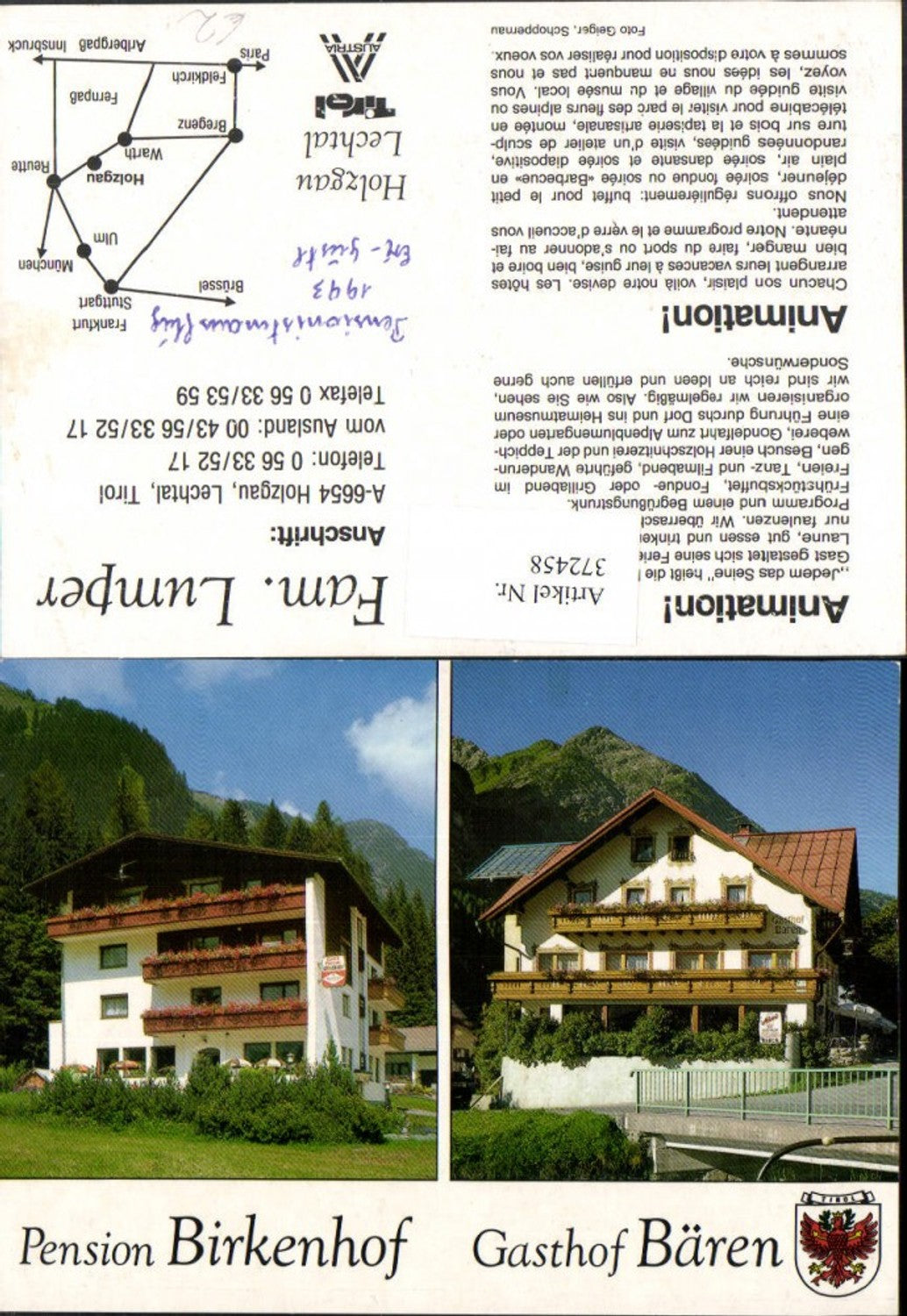 Alte Ansichtskarte – Old Postcard