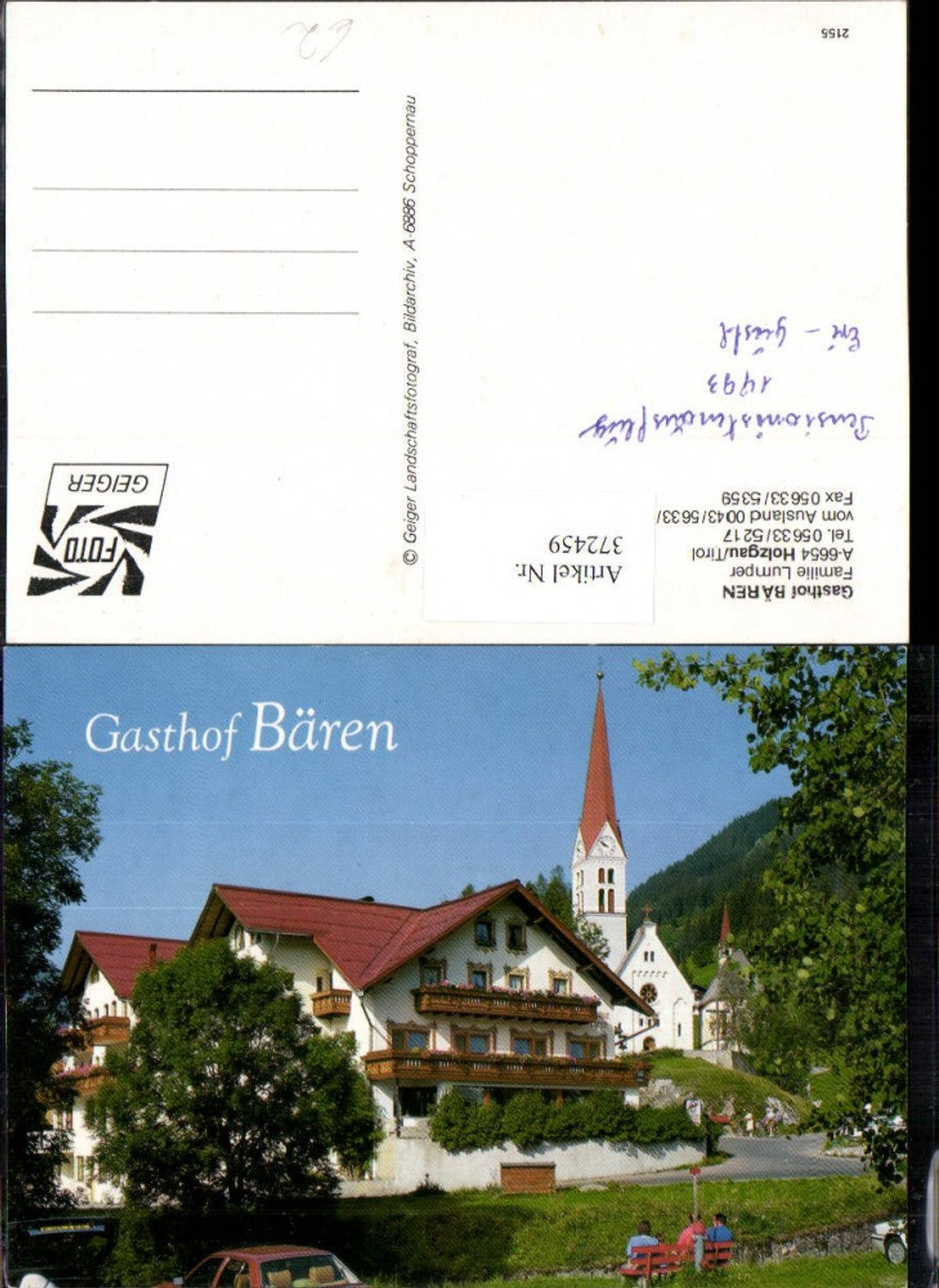 Alte Ansichtskarte – Old Postcard