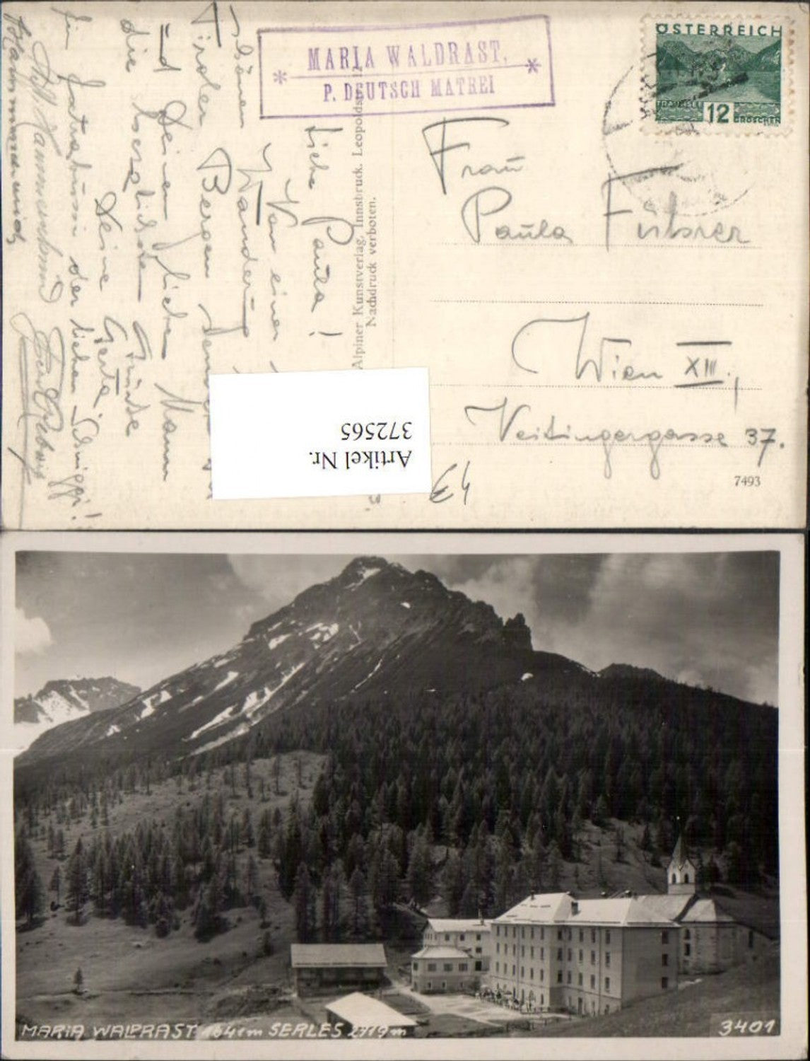 Alte Ansichtskarte – Old Postcard