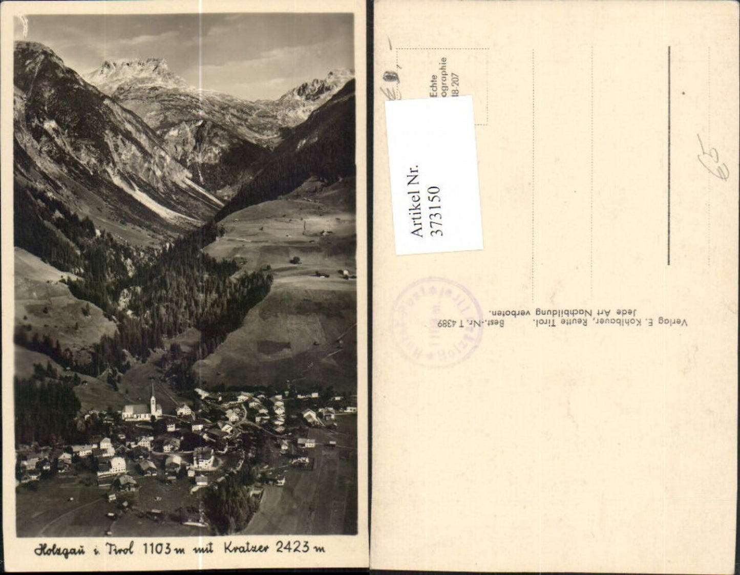 Alte Ansichtskarte – Old Postcard