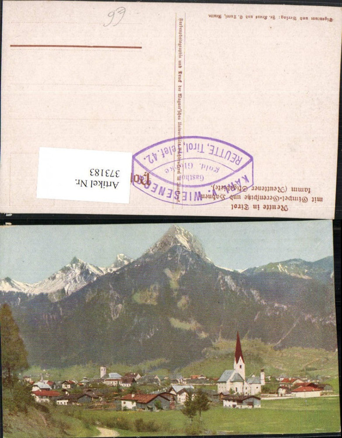 Alte Ansichtskarte – Old Postcard