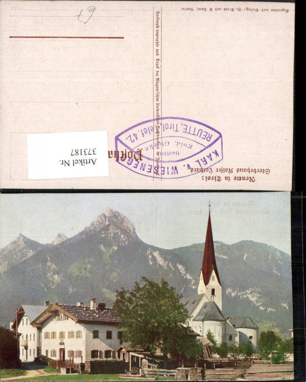 Alte Ansichtskarte – Old Postcard