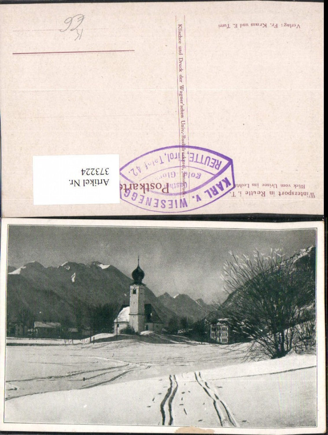 Alte Ansichtskarte – Old Postcard
