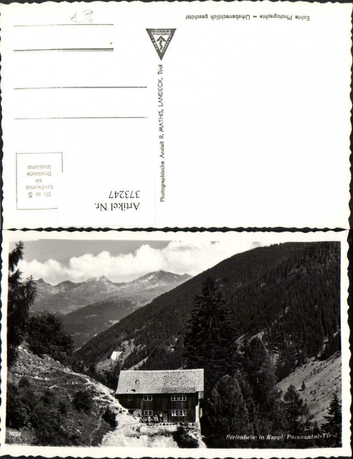 Alte Ansichtskarte – Old Postcard