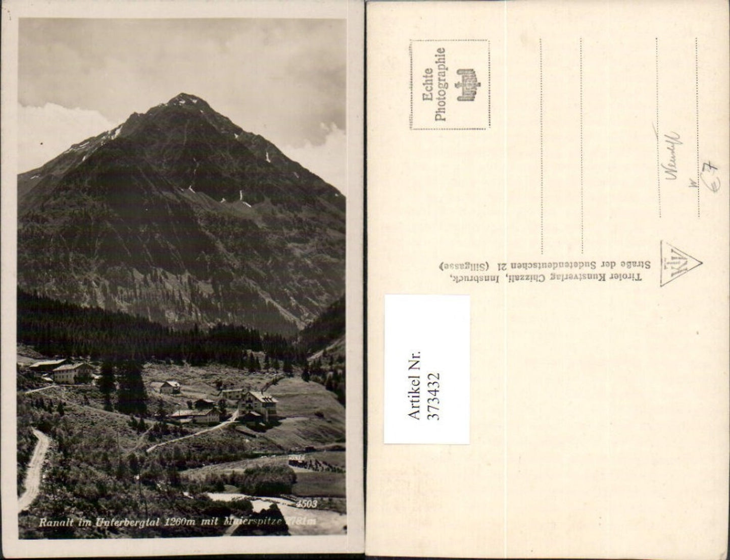 Alte Ansichtskarte – Old Postcard