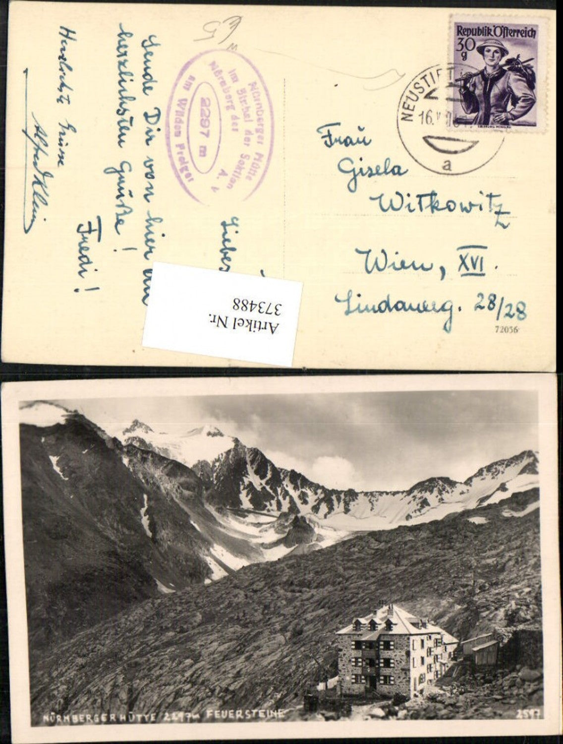 Alte Ansichtskarte – Old Postcard