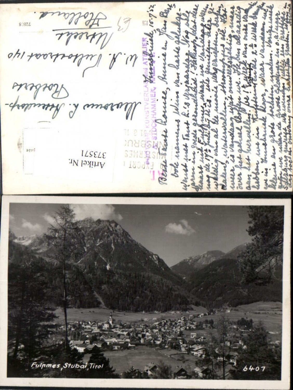 Alte Ansichtskarte – Old Postcard