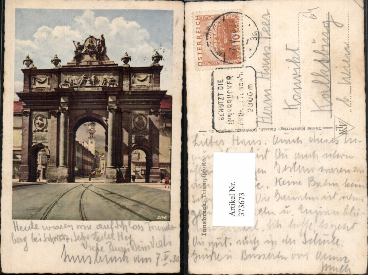 Alte Ansichtskarte – Old Postcard