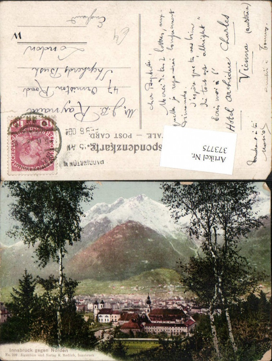 Alte Ansichtskarte – Old Postcard