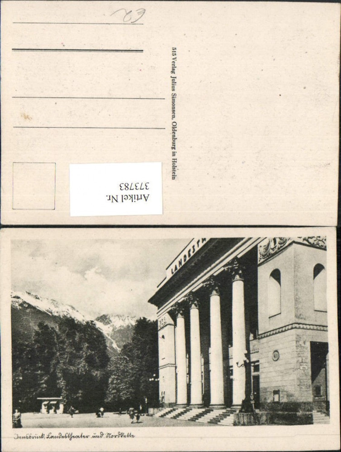 Alte Ansichtskarte – Old Postcard