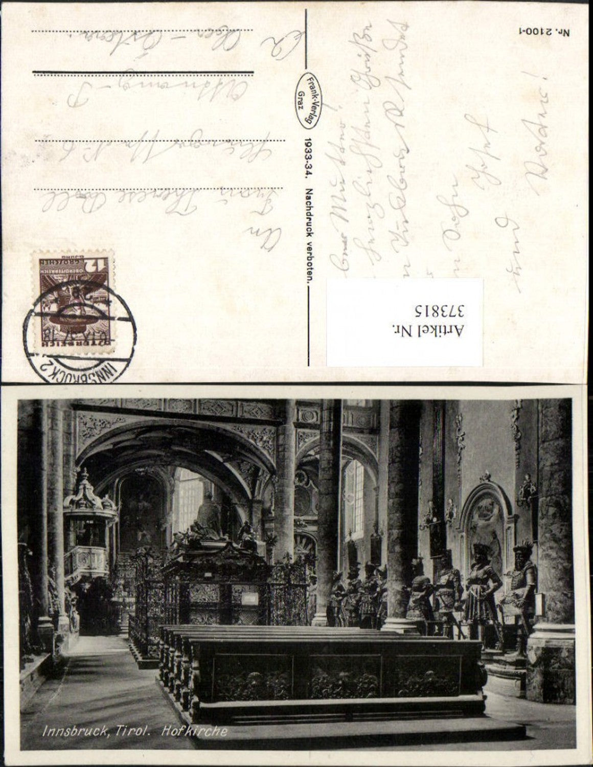 Alte Ansichtskarte – Old Postcard