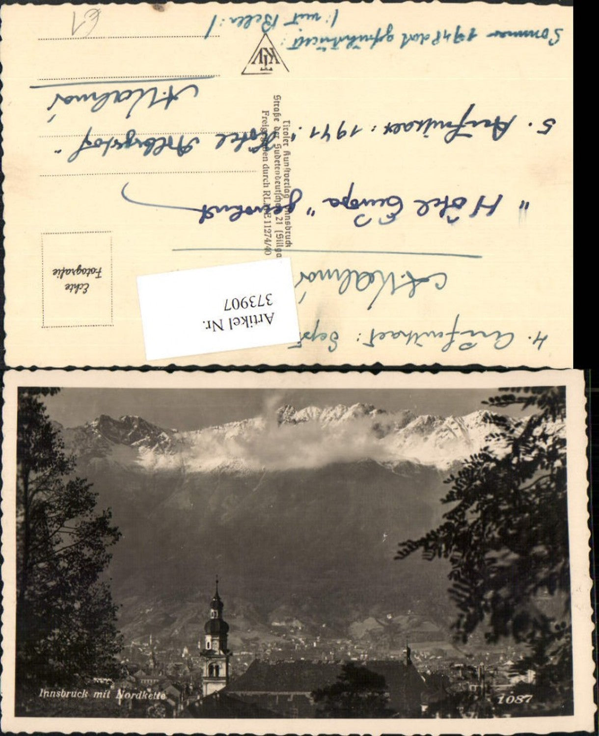 Alte Ansichtskarte – Old Postcard
