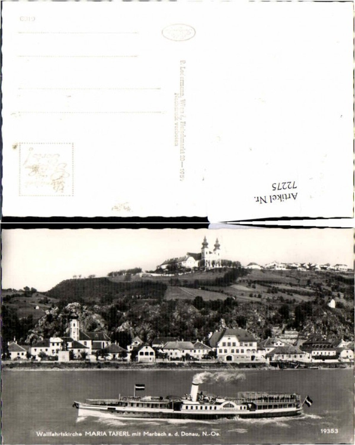 72275,Maria Taferl m. Marbach Dampfer Habsburg