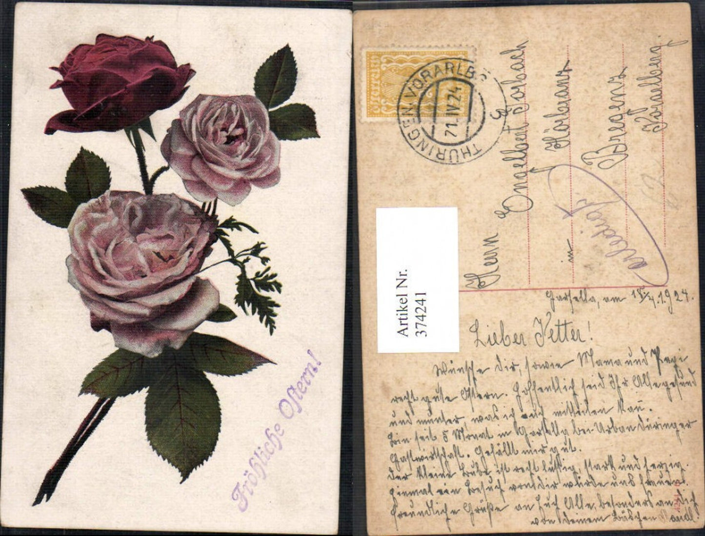 374241, Easter Flowers Red and Pink Roses
