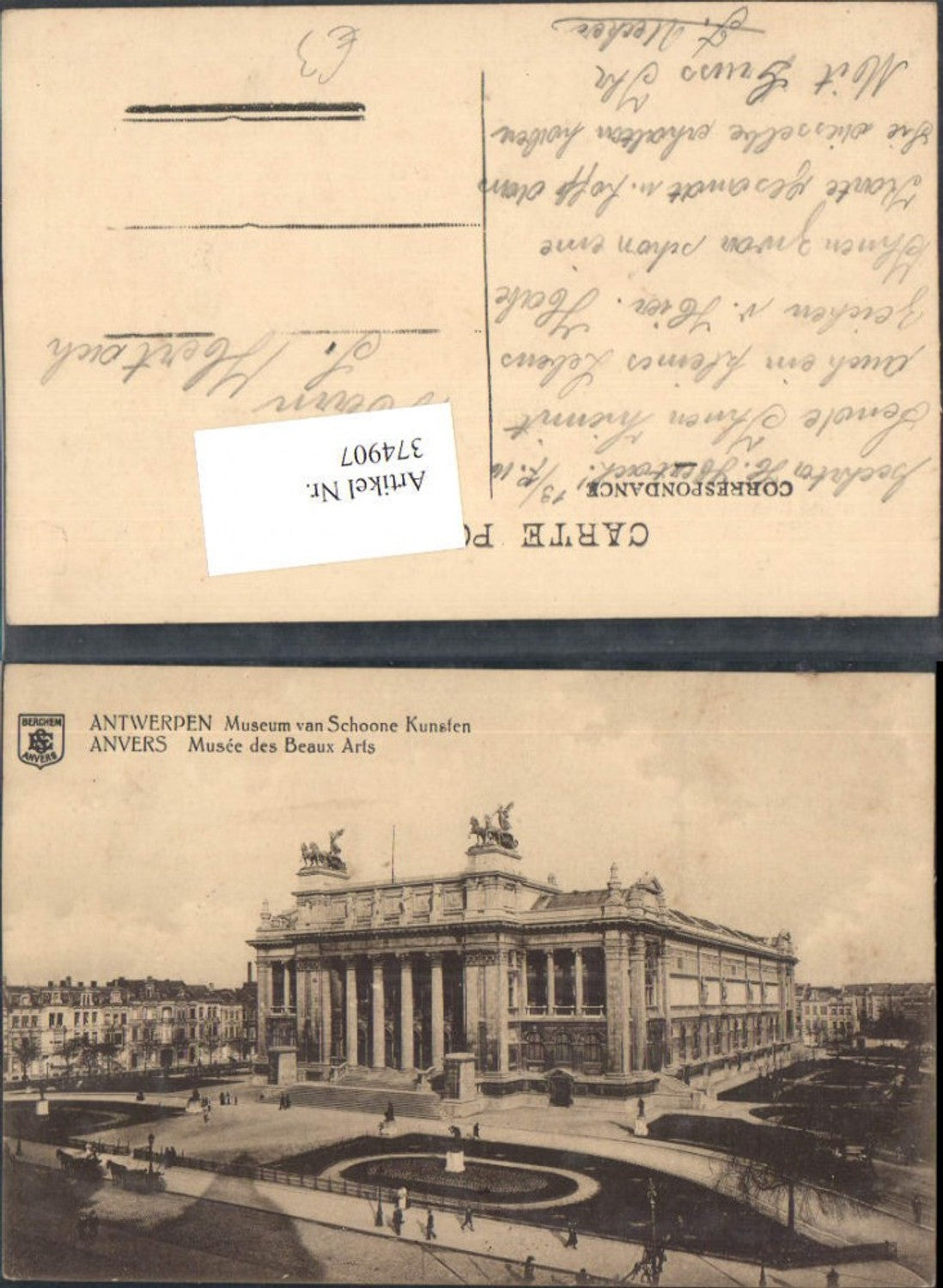 374907,Belgium Anvers Antwerpen Musee des Beaux Arts Museum Gebäude