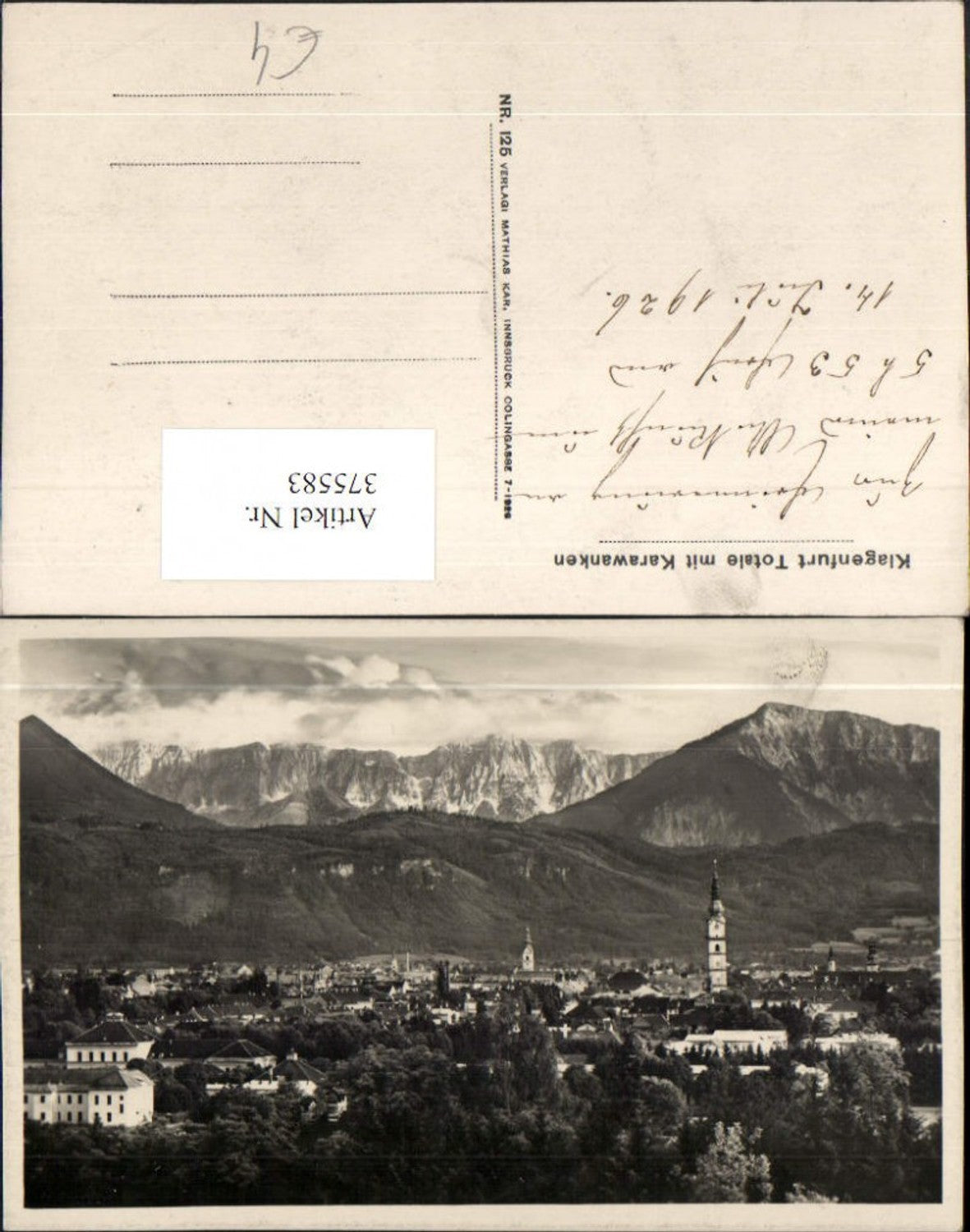 Alte Ansichtskarte – Old Postcard