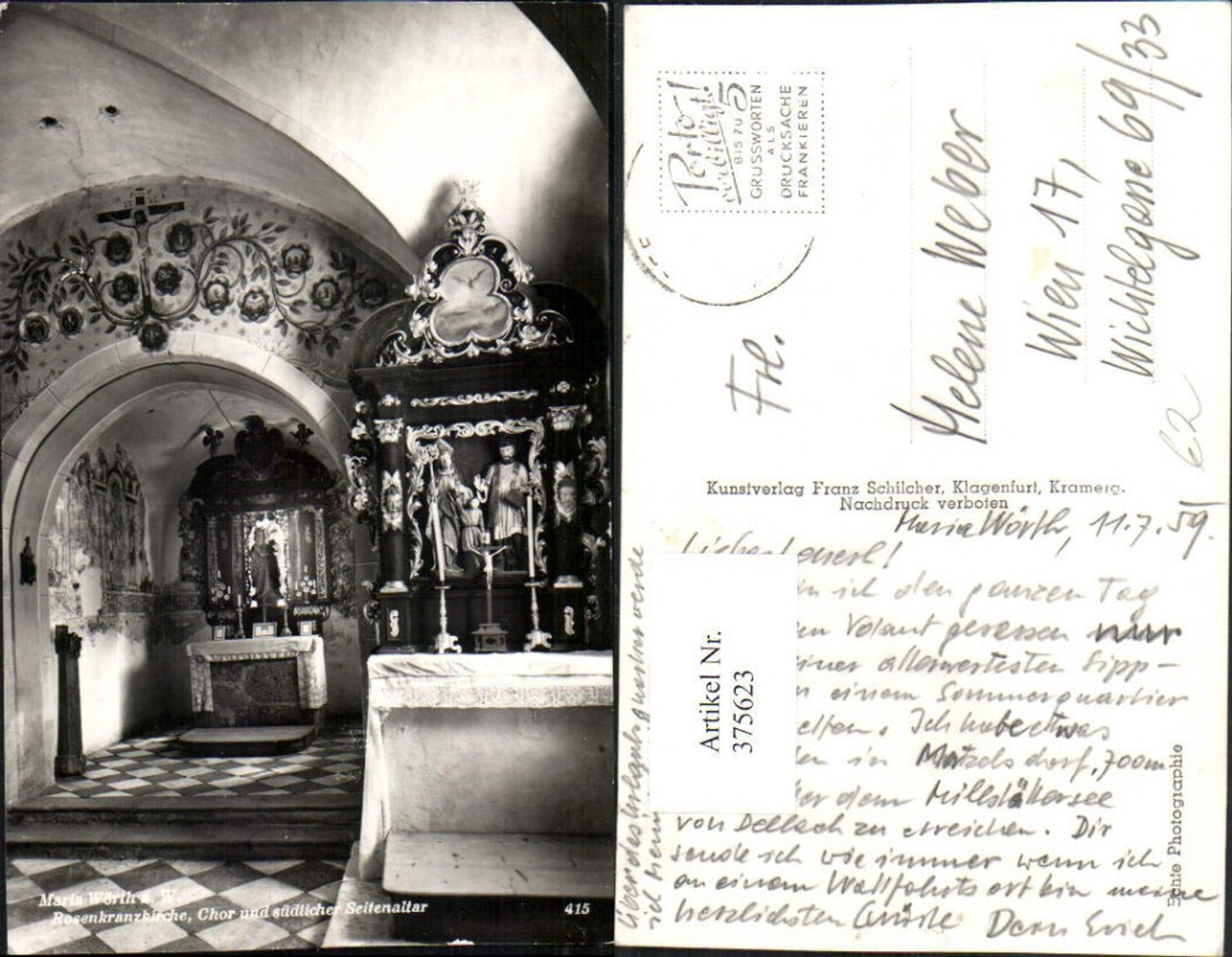 Alte Ansichtskarte – Old Postcard