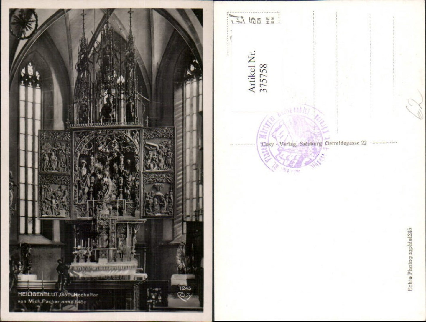 375758,Heiligenblut Kirche Innenansicht Hochaltar Altar pub Cosy 1245
