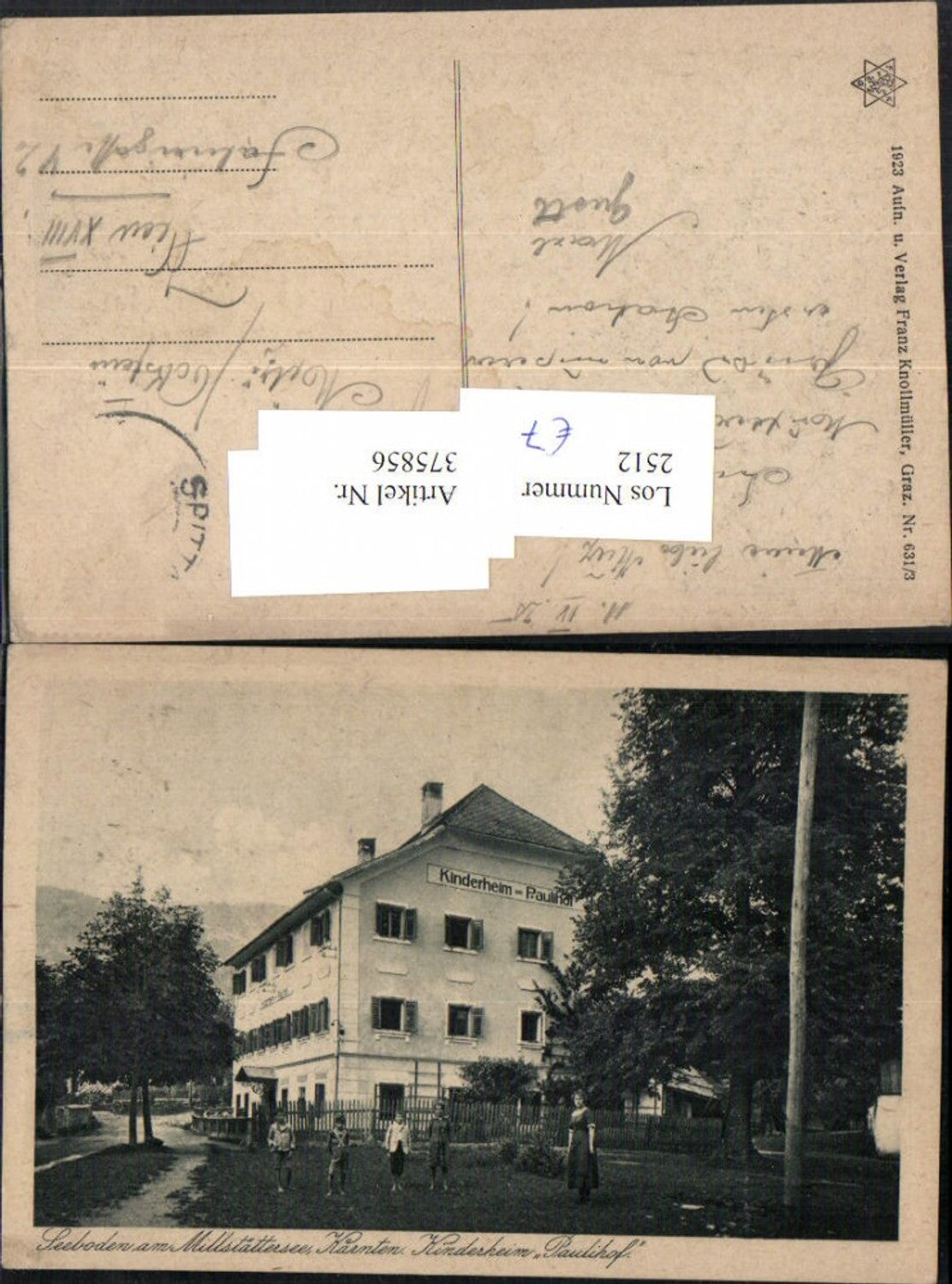 375856,Seeboden am Millstättersee Kinderheim Paulihof